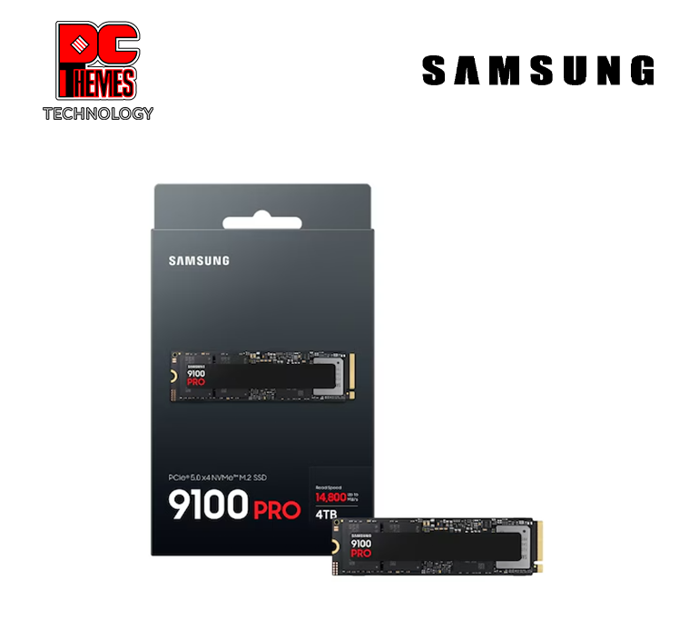 SAMSUNG 9100 Pro 4TB NVMe M.2 Gen.5 Solid State Drive